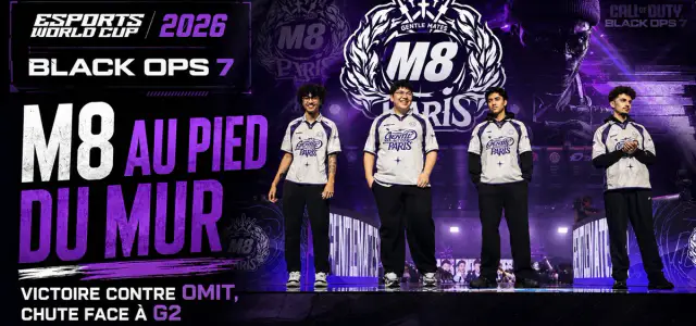EWC 2026 Call of Duty BO7 - Gentle Mates écrase OMiT, mais tombe face à G2
