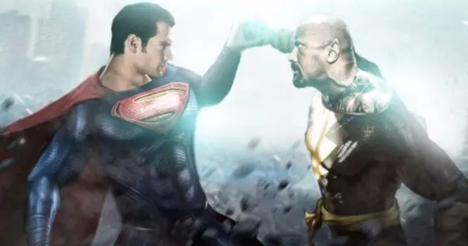 Black Adam VS Superman - DC Comics